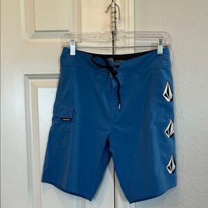 Volcom Men's Vibrant Blue Board Shorts
